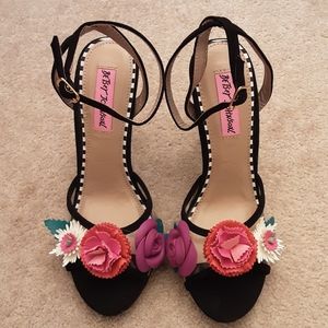 BETSEY JOHNSON Jaime heels strap shoes - Mint